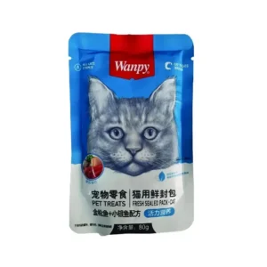 پوچ مرغ و تن ماهی ونپی(آبی پررنگ) 80گرمی