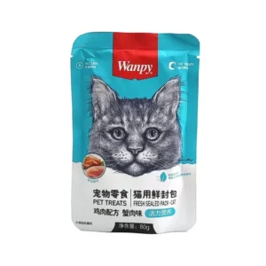 پوچ مرغ و خرچنگ ونپی (آبی کمرنگ) 80گرمی